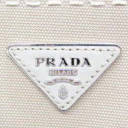 プラダ(Prada) カナパシティ B1801K レディース レザー,キャンバス ハンドバッグ,ショルダーバッグ ライトベージュ,ライトグレー