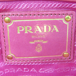 プラダ(Prada) ヴィッテロ シャイン レディース レザー ハンドバッグ,ショルダーバッグ ピンク