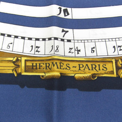 エルメス(Hermes) カレ90 DIES ET HORE レディース シルク スカーフ ブルー,マルチカラー