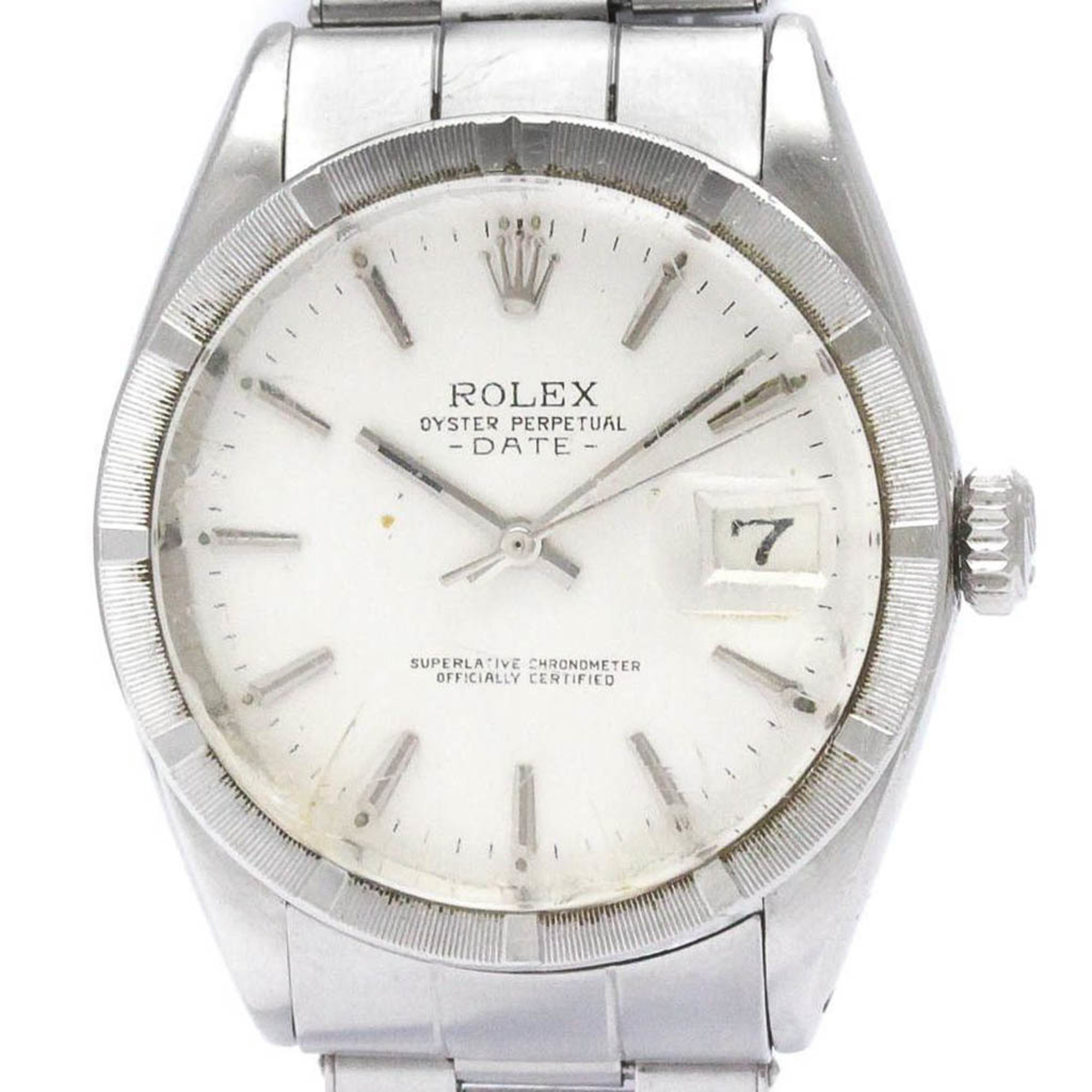 ロレックス (ROLEX) オイスター パーペチュアル デイト 1501 ステンレススチール 自動巻き メンズ 時計【中古】