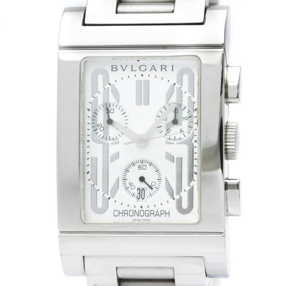 定価¥40万] ブルガリ レッタンゴロ RTC49C メンズ腕時計 - 腕時計 ...