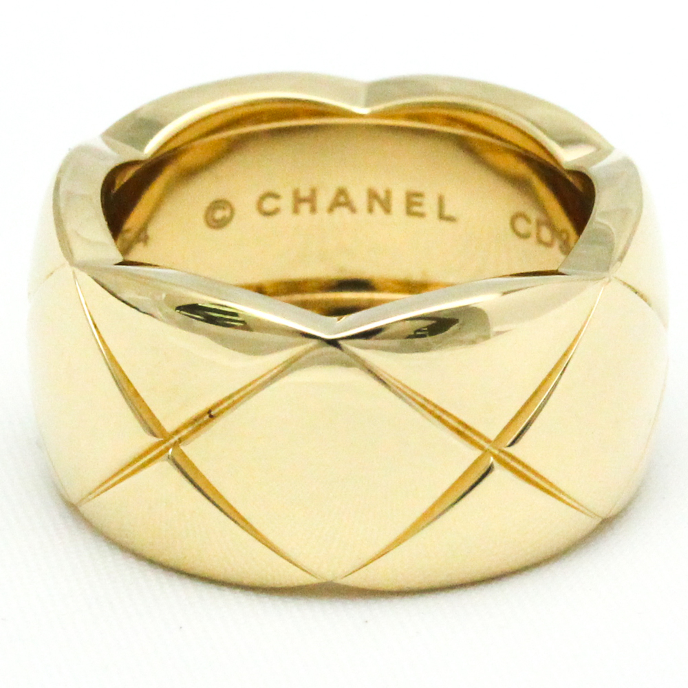 シャネル(Chanel) ココクラッシュリング ラージモデル K18イエローゴールド(K18YG) ファッション 無し バンドリング ゴールド |  eLADY Globazone