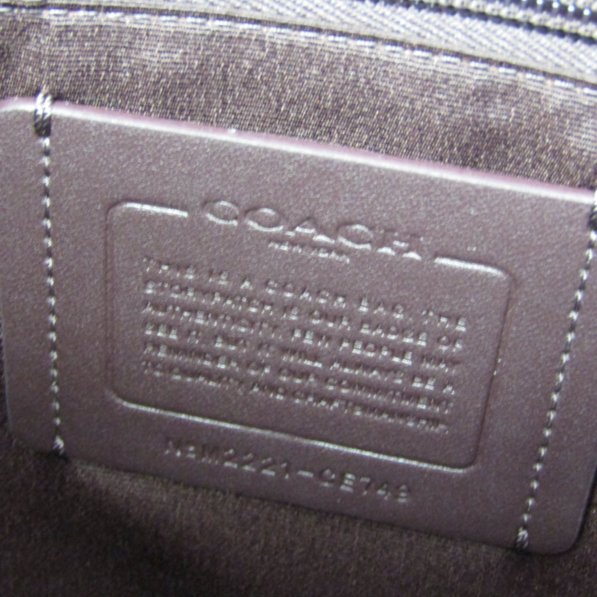 コーチ(Coach) グラハム ストラクチャード トート・シグネチャー モノグラム プリント CE749 メンズ コーティングキャンバス,レザー ショルダーバッグ,トートバッグ ブラック,ブラウン,グレー