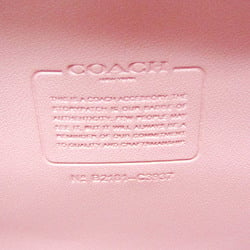 コーチ(Coach) シグネチャー アリー C3937 レディース キャンバス,レザー ウエストバッグ,ショルダーバッグ ライトピンク