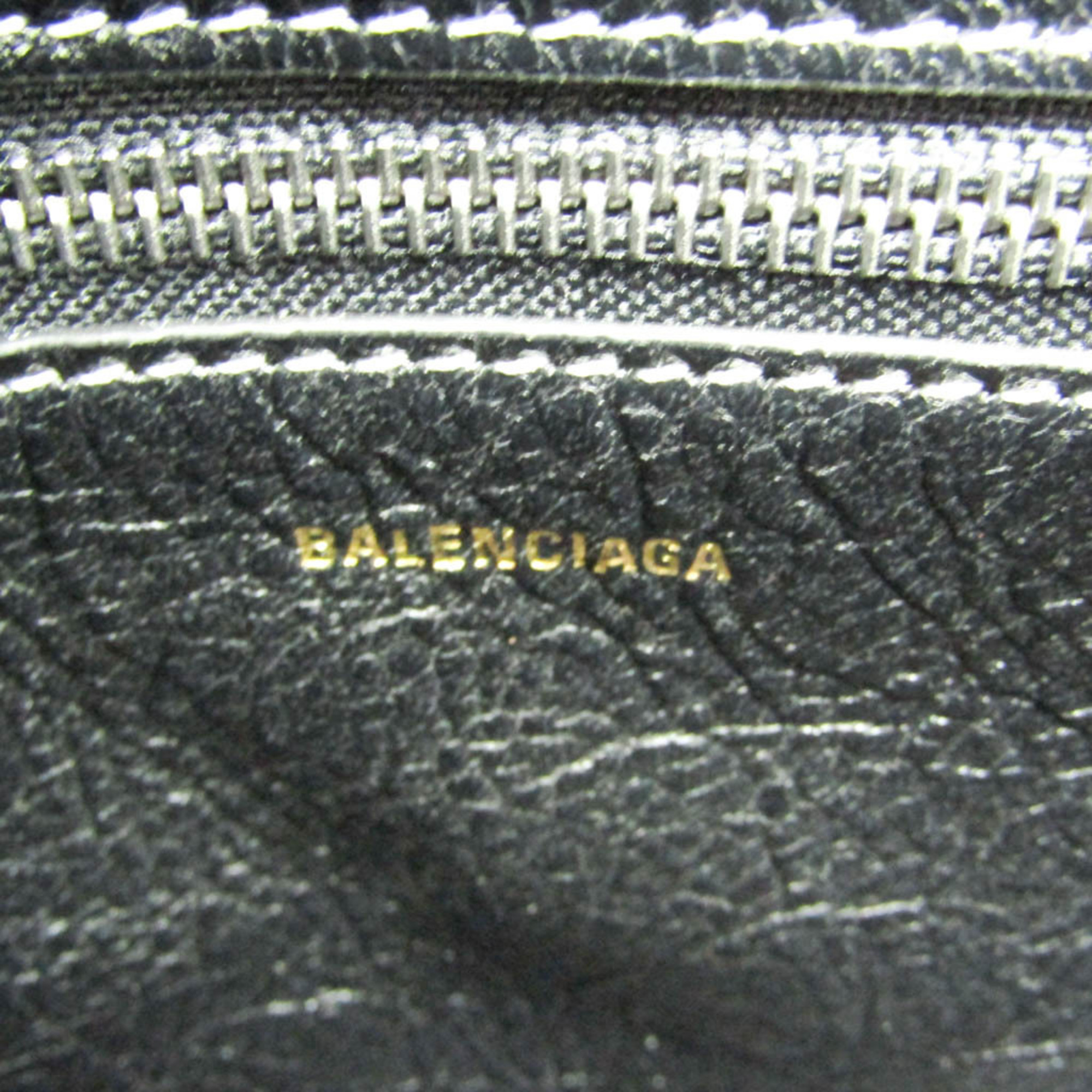 バレンシアガ(Balenciaga) BARBES SMALL 671404 レディース レザー,ポリアミド ハンドバッグ,ショルダーバッグ ブラック,ピンク,レッド,ホワイト