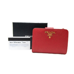 プラダ(Prada) サフィアーノ 1ML018 レディース Saffiano Metal 財布（二つ折り） Fuoco(フオッコ)