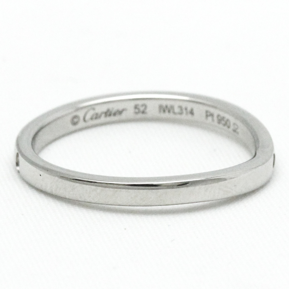 カルティエ(Cartier) バレリーナ カーブ リング B4092952 プラチナ