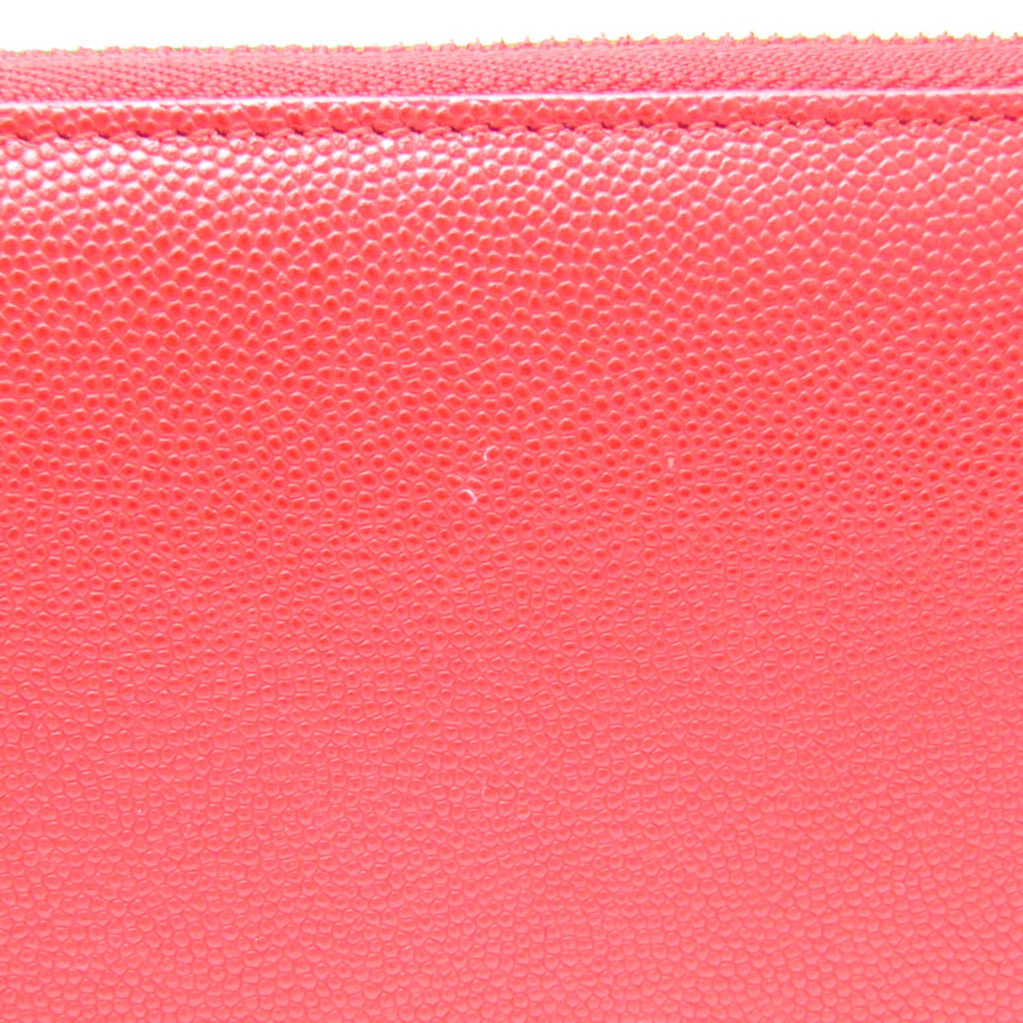 バーバリー(Burberry) 8023298 レディース レザー 長財布（二つ折り） レッド