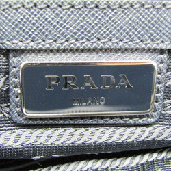 プラダ(Prada) レディース,メンズ ナイロン,レザー ショルダーバッグ,トートバッグ ネイビー