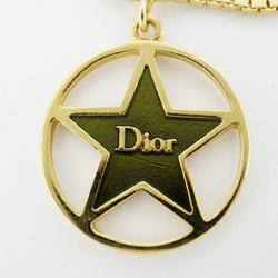 クリスチャン・ディオール(Christian Dior) クリスチャンディオール ネックレス ディオールロゴ 丸型 サークル 星型 スター GPメッキ  ゴールド グリーン レッド レディース | eLADY Globazone