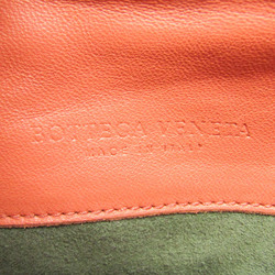 ボッテガ・ヴェネタ(Bottega Veneta) イントレチャート 252008 レディース レザー ショルダーバッグ ピンクオレンジ