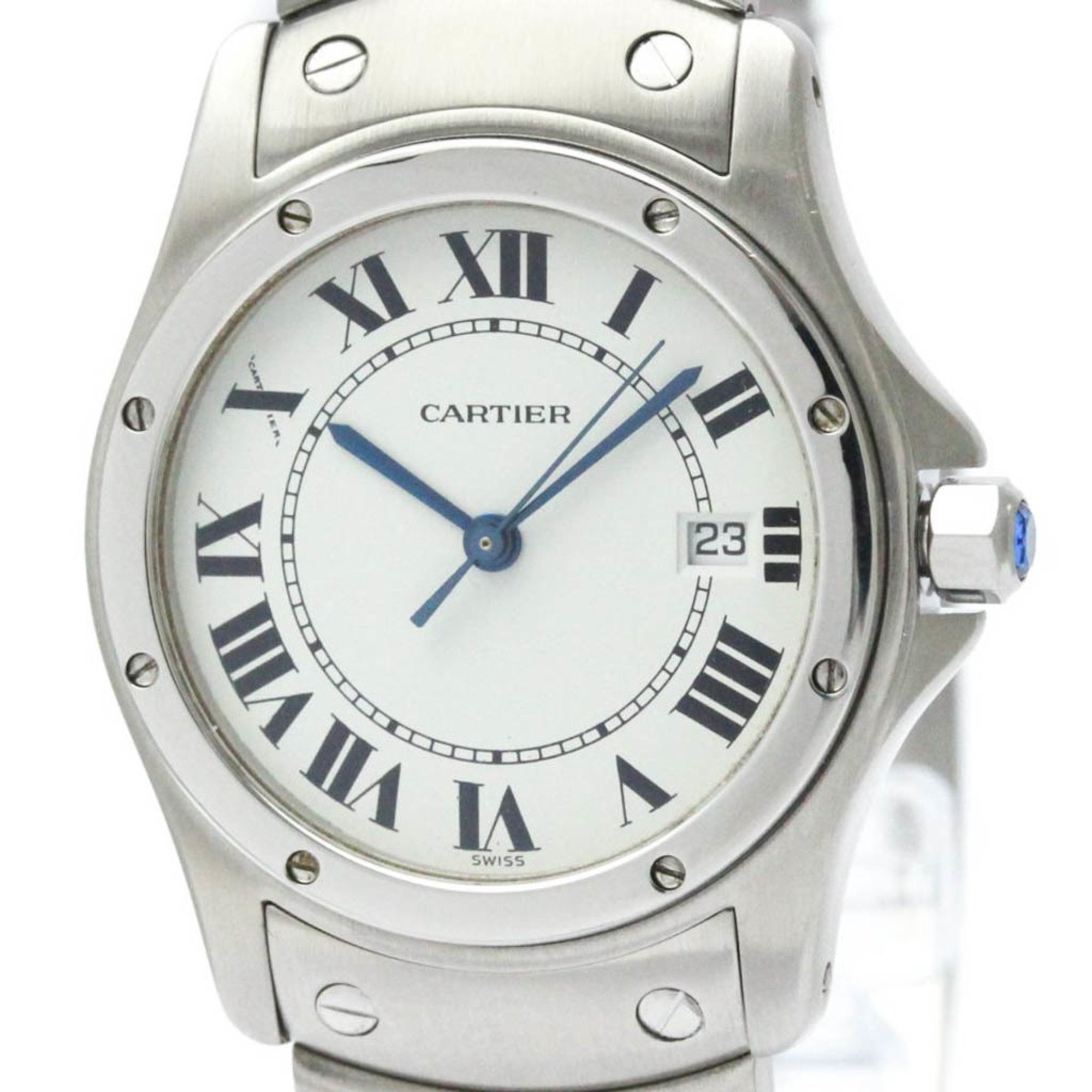 カルティエ (CARTIER) サントス クーガー MM ステンレススチール