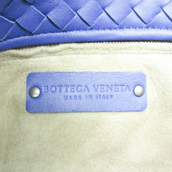 ボッテガ・ヴェネタ(Bottega Veneta) イントレチャート レディース レザー トートバッグ ブルー