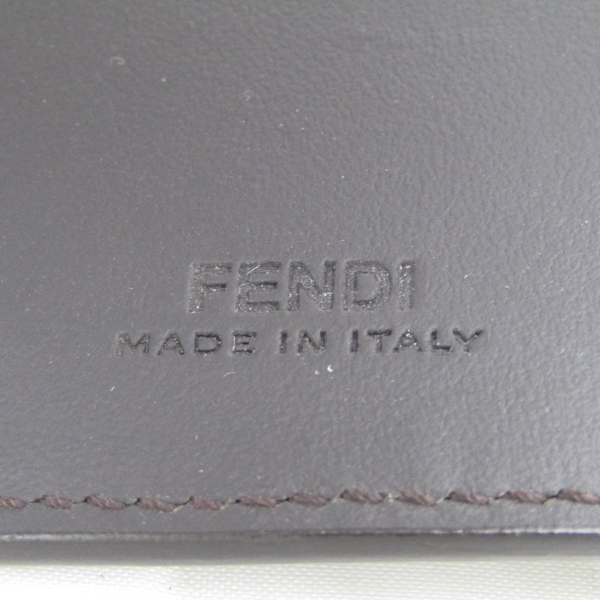 フェンディ(Fendi) ズッカ 7AP011 メンズ,レディース PVC レザー キーケース