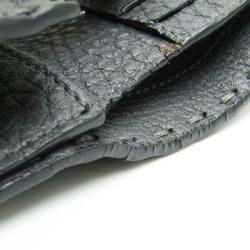フェンディ(Fendi) セレリア 8M0339 レディース,メンズ レザー 財布（二つ折り） ダークグレー
