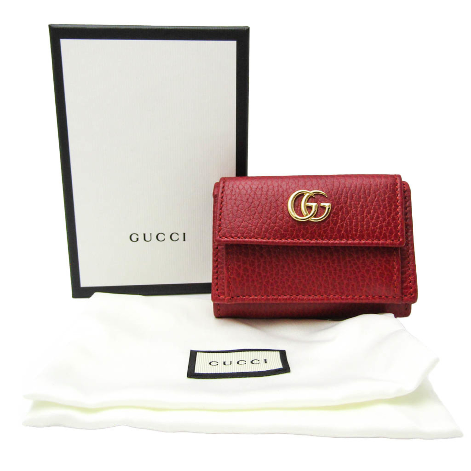 グッチ(Gucci) プチマーモント 523277 レディース レザー 財布（三 ...