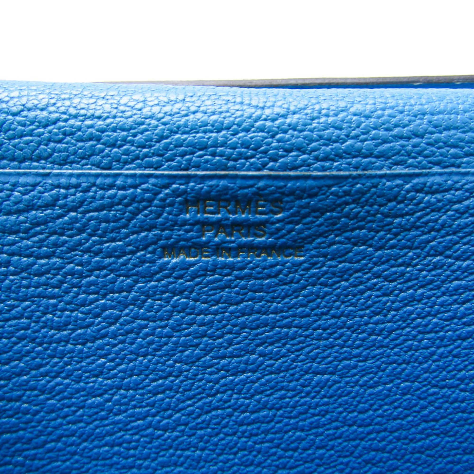 エルメス(Hermes) ベアン ベアンスフレ ブルーフリーダ エプソン 長財布（二つ折り） ブルー