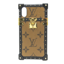 ルイ・ヴィトン(Louis Vuitton) モノグラム アイトランク M67893 モノグラム バンパー iPhone X 対応 ブラック,ブラウン
