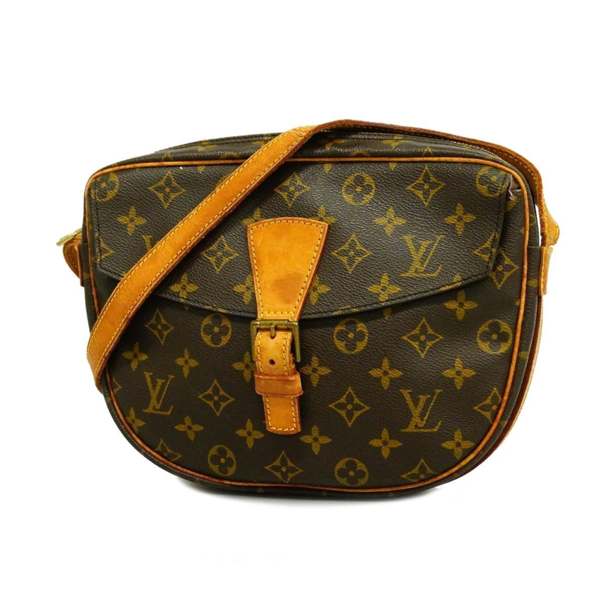 LOUISVUITTON ルイヴィトン ショルダーバッグ ジュヌフィーユ外側ヌメ 