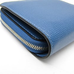 ヴァレクストラ(Valextra) V8L38 メンズ レザー 財布（二つ折り） ブルー
