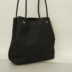 グッチ(Gucci) グッチ トートバッグ GGナイロン 152279 ナイロン ブラック シルバー金具  レディース