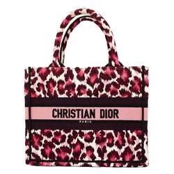 クリスチャン・ディオール(Christian Dior) クリスチャンディオール トートバッグ ブックトート スモール キャンバス ピンク  レディース