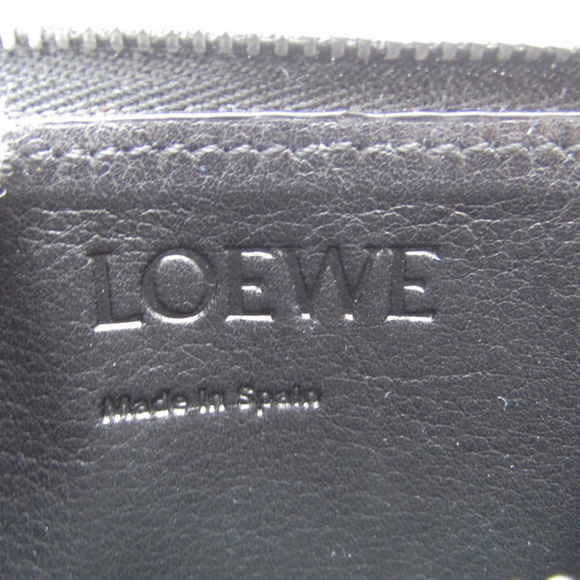 ロエベ(Loewe) パズル カードケース レディース レザー 小銭入れ・コインケース ブラック,ピンク,パープル