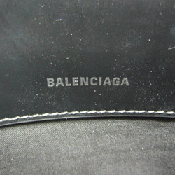 バレンシアガ(Balenciaga) 2948516 レディース キャンバス,レザー ショルダーバッグ ブラック,ライトベージュ