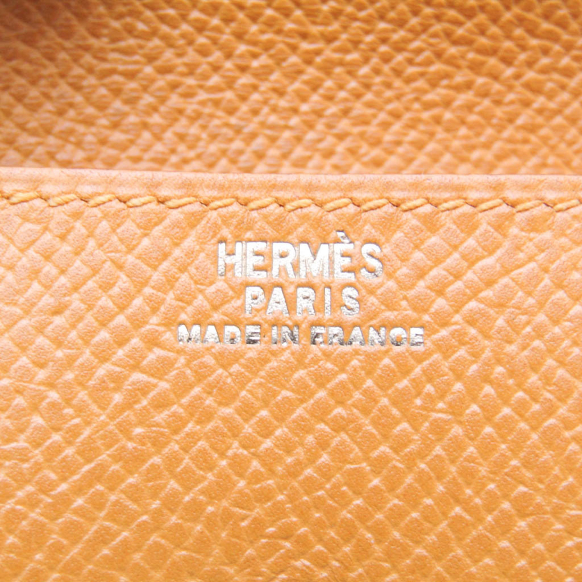 エルメス(Hermes) ル・ヴァンキャトル レディース エプソン 小銭入れ・コインケース イエロー