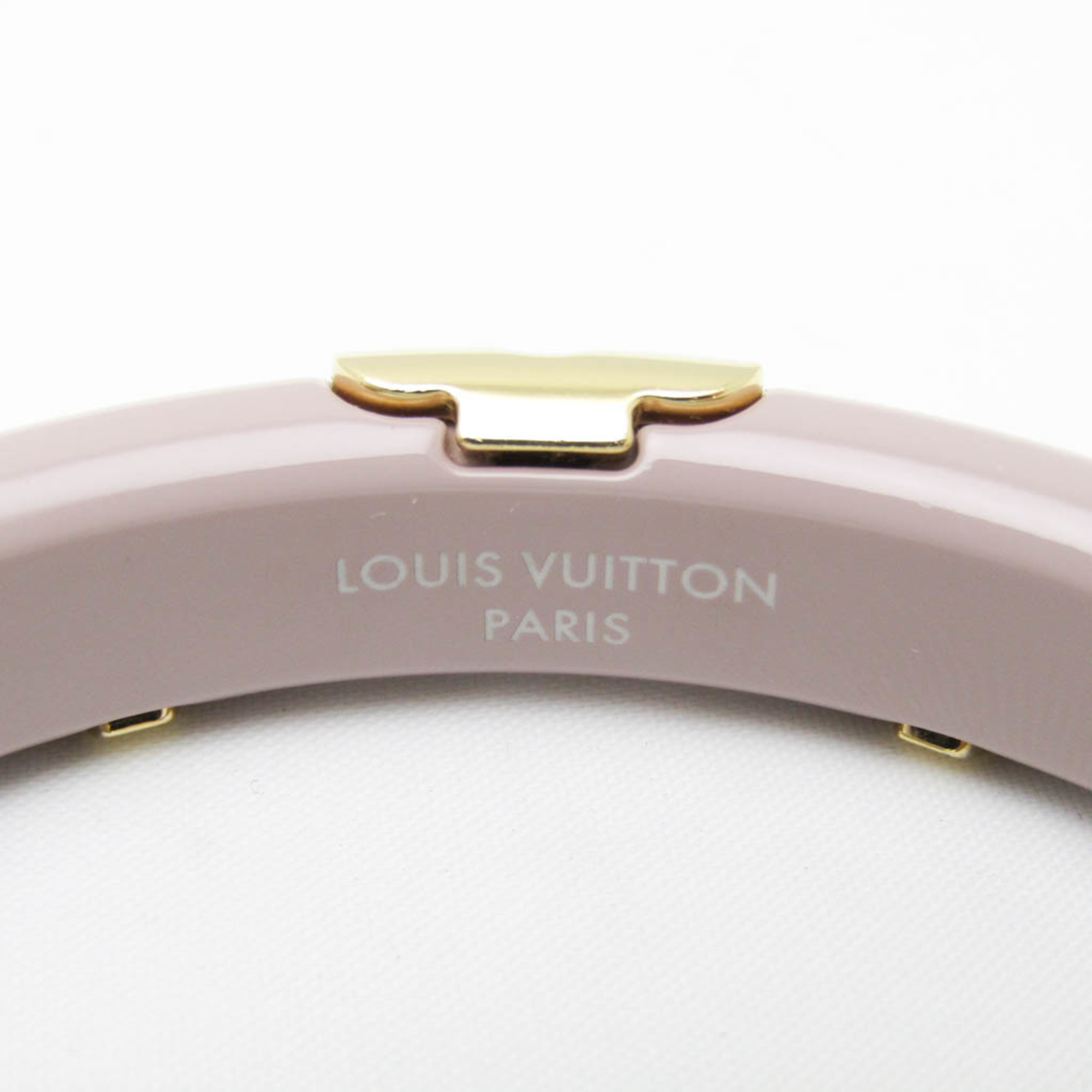 ルイ・ヴィトン(Louis Vuitton) ジョンク デイリー モノグラム M63108 メタル バングル ゴールド,グレーパープル