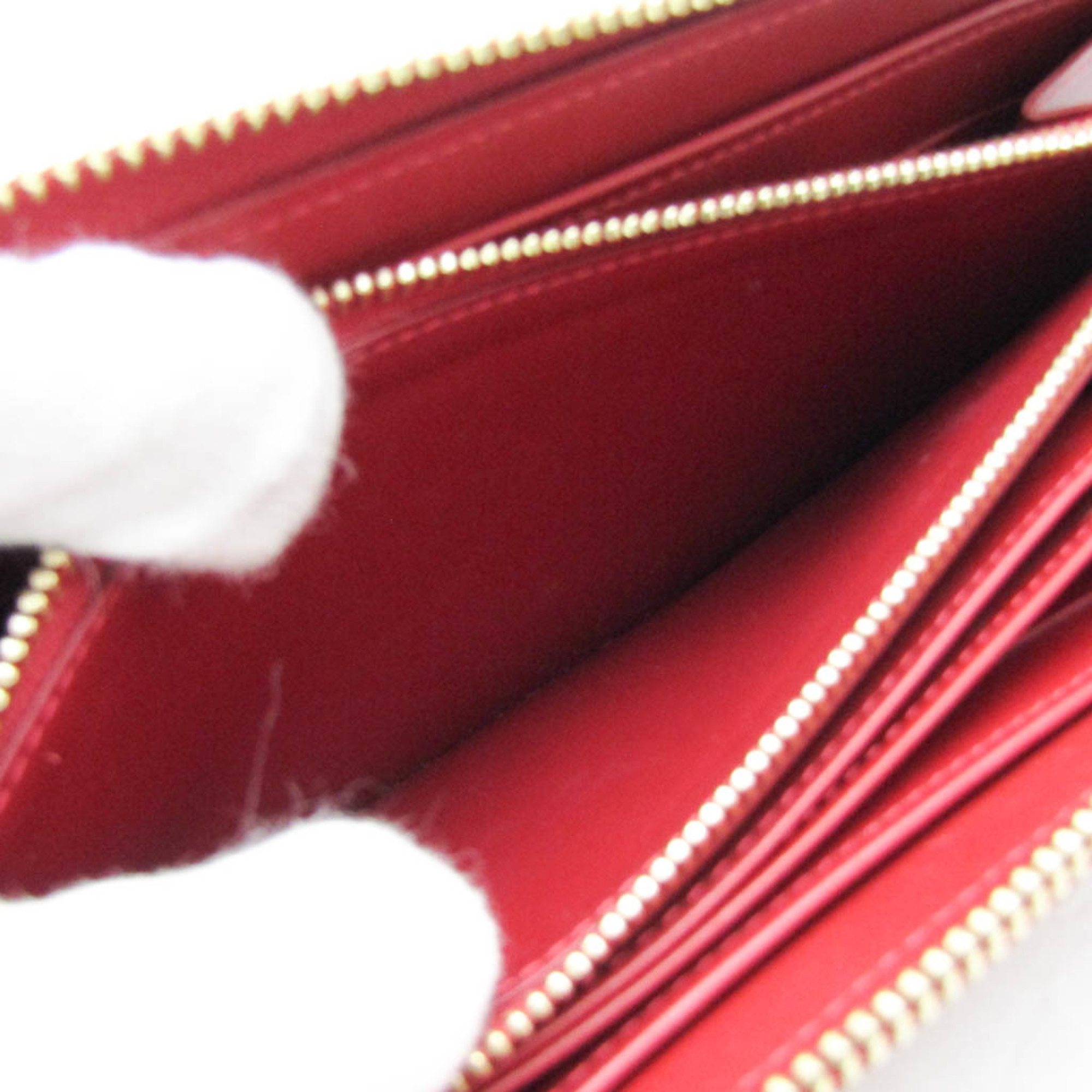 ルイ・ヴィトン(Louis Vuitton) モノグラムヴェルニ ジッピーウォレット M91981 レディース モノグラムヴェルニ 長財布（二つ折り） ポムダムール