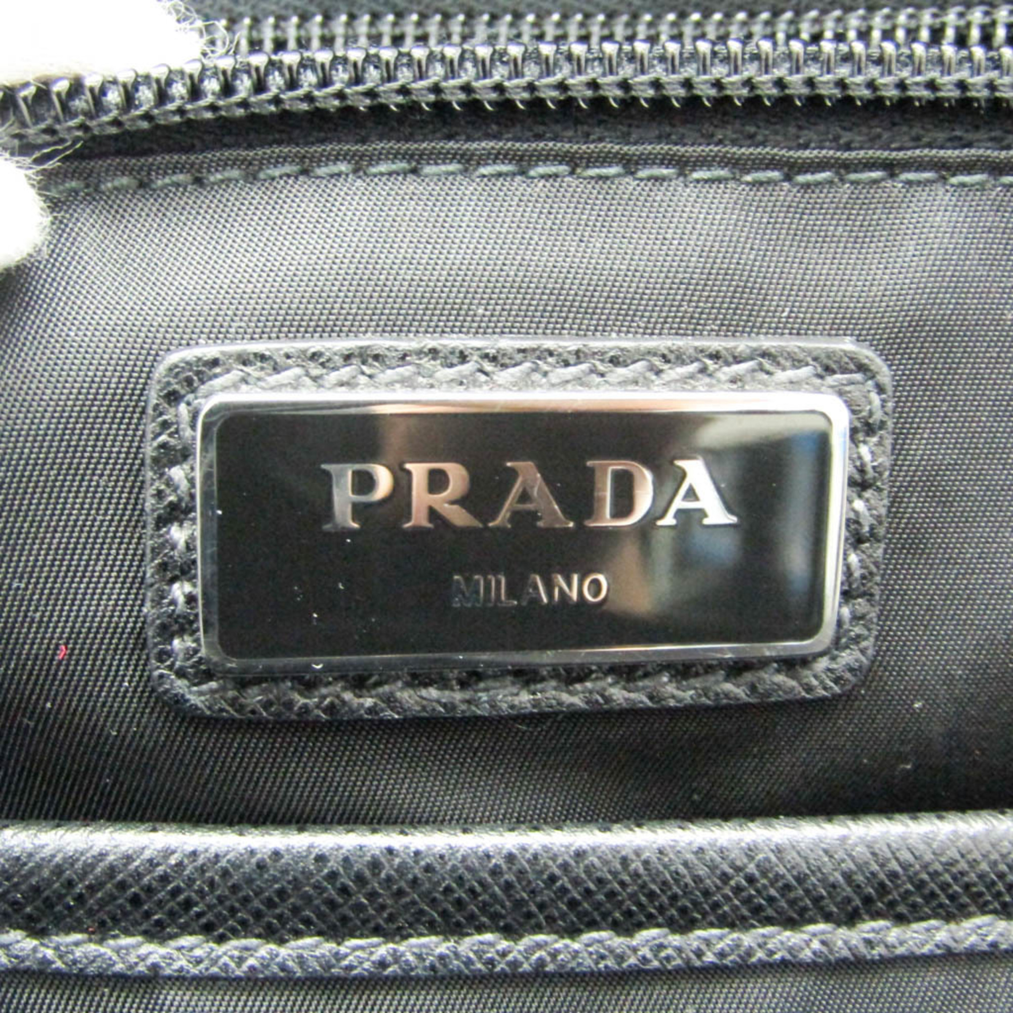 プラダ(Prada) レーダー 2VZ066 レディース,メンズ ナイロン リュックサック ブラック,グリーン