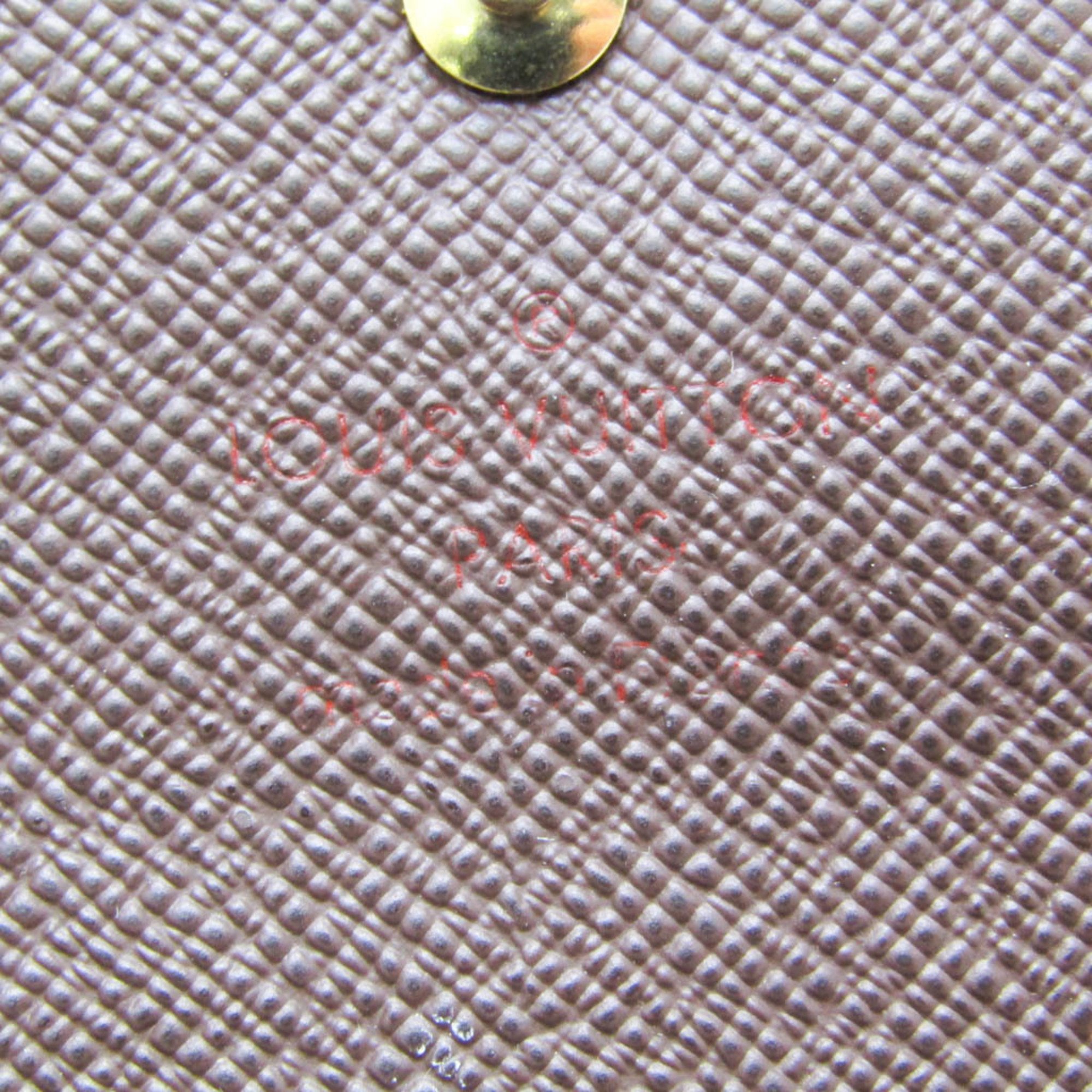 ルイ・ヴィトン(Louis Vuitton) ダミエ ミュルティクレ6 N62630 メンズ,レディース ダミエキャンバス キーケース エベヌ