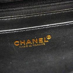 シャネル(Chanel) シャネル ショルダーバッグ デカマトラッセ Wチェーン キャビアスキン ブラック   レディース