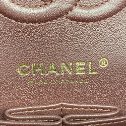シャネル(Chanel) シャネル ショルダーバッグ マトラッセ Wフラップ Wチェーン キャビアスキン ブラック   レディース