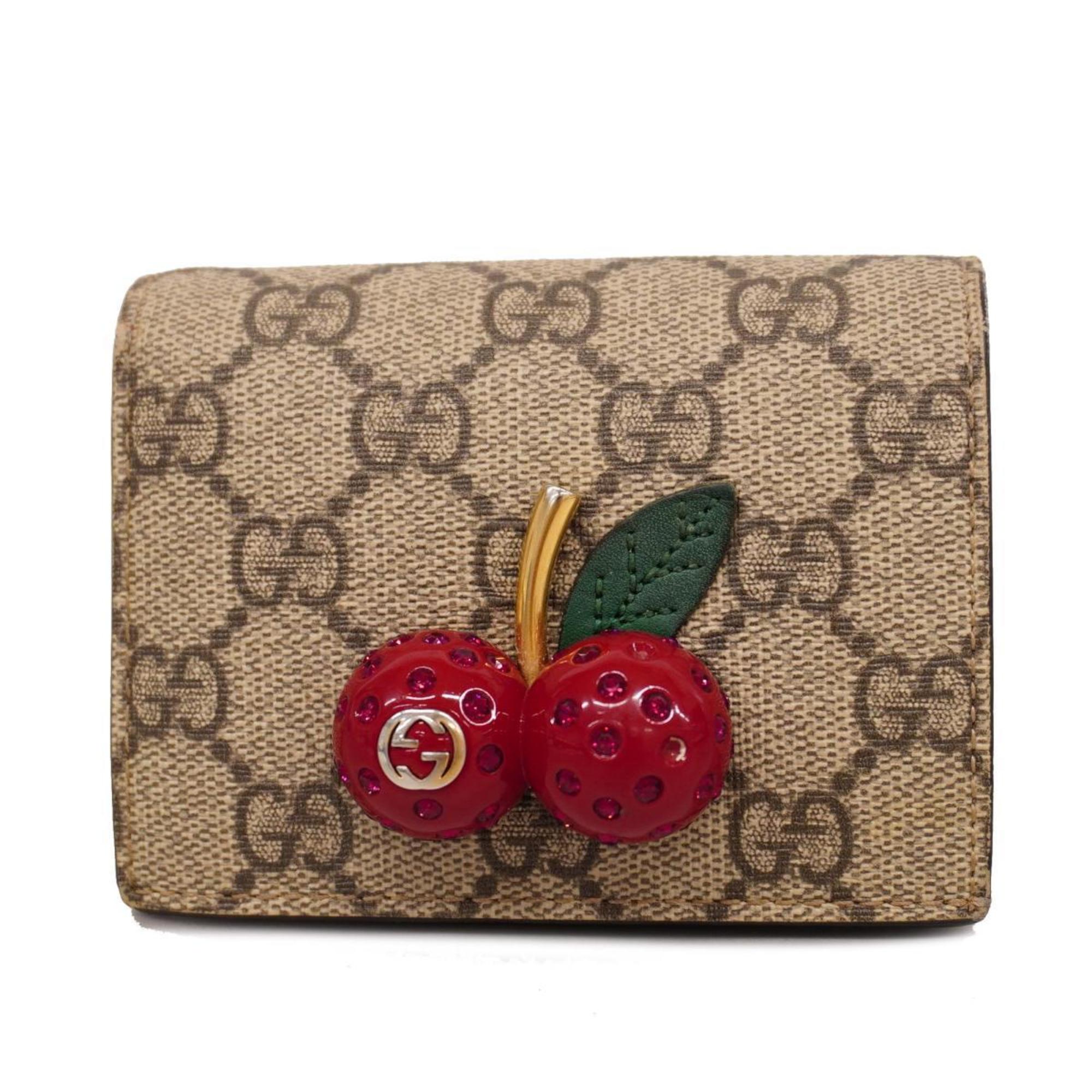 グッチ(Gucci) グッチ 財布 GGスプリーム 476050 1147 ブラウン レッド