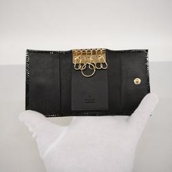 海外 正規品】 【エナメル】GUCCI エナメル質 5連キーケース GG柄 123 