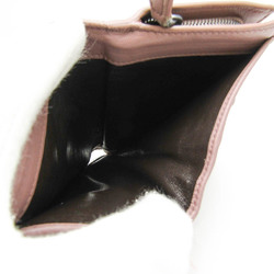 ボッテガ・ヴェネタ(Bottega Veneta) イントレチャート レディース レザー 中財布（二つ折り） ダスティピンク