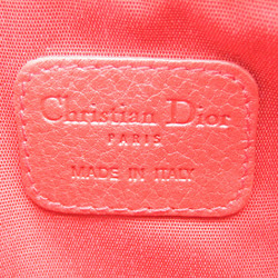 クリスチャン・ディオール(Christian Dior) レディース レザー ポーチ レッド
