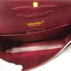 シャネル(Chanel) シャネル ショルダーバッグ マトラッセ Wフラップ Wチェーン キャビアスキン ブラック   レディース