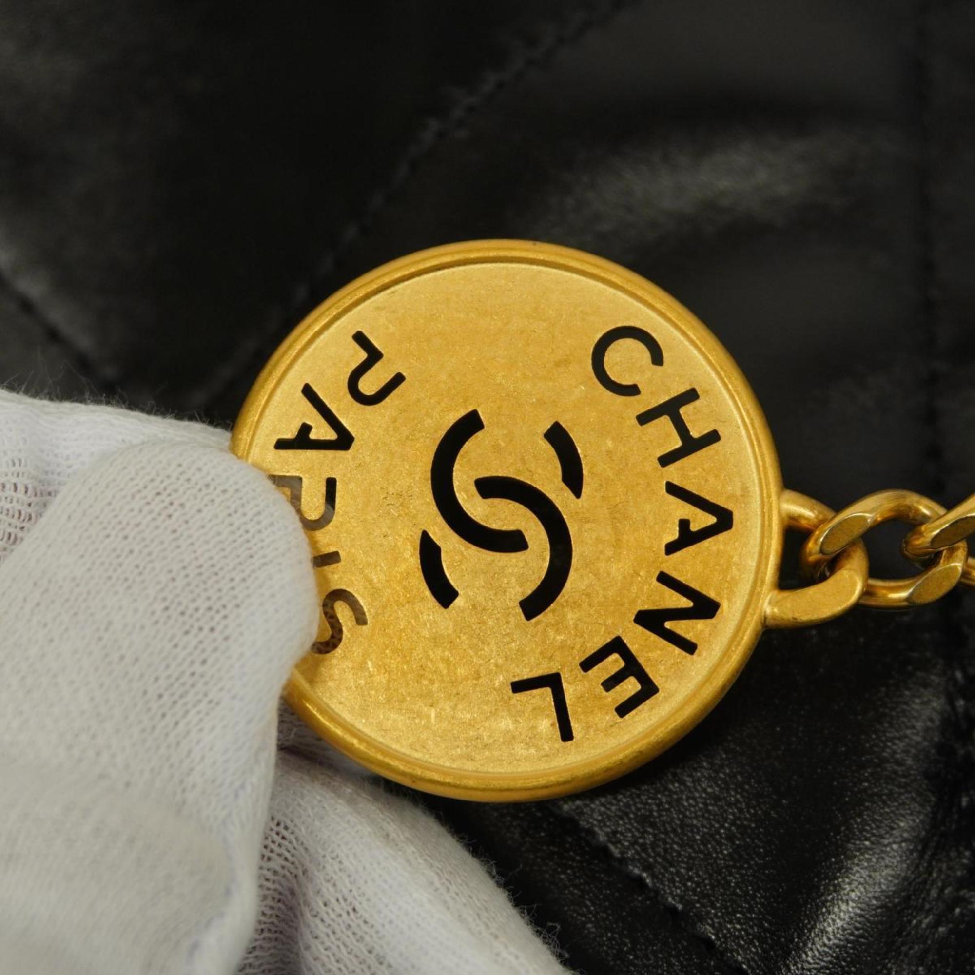 シャネル(Chanel) シャネル ハンドバッグ CHANEL22 チェーンショルダー カーフスキン ブラック   レディース