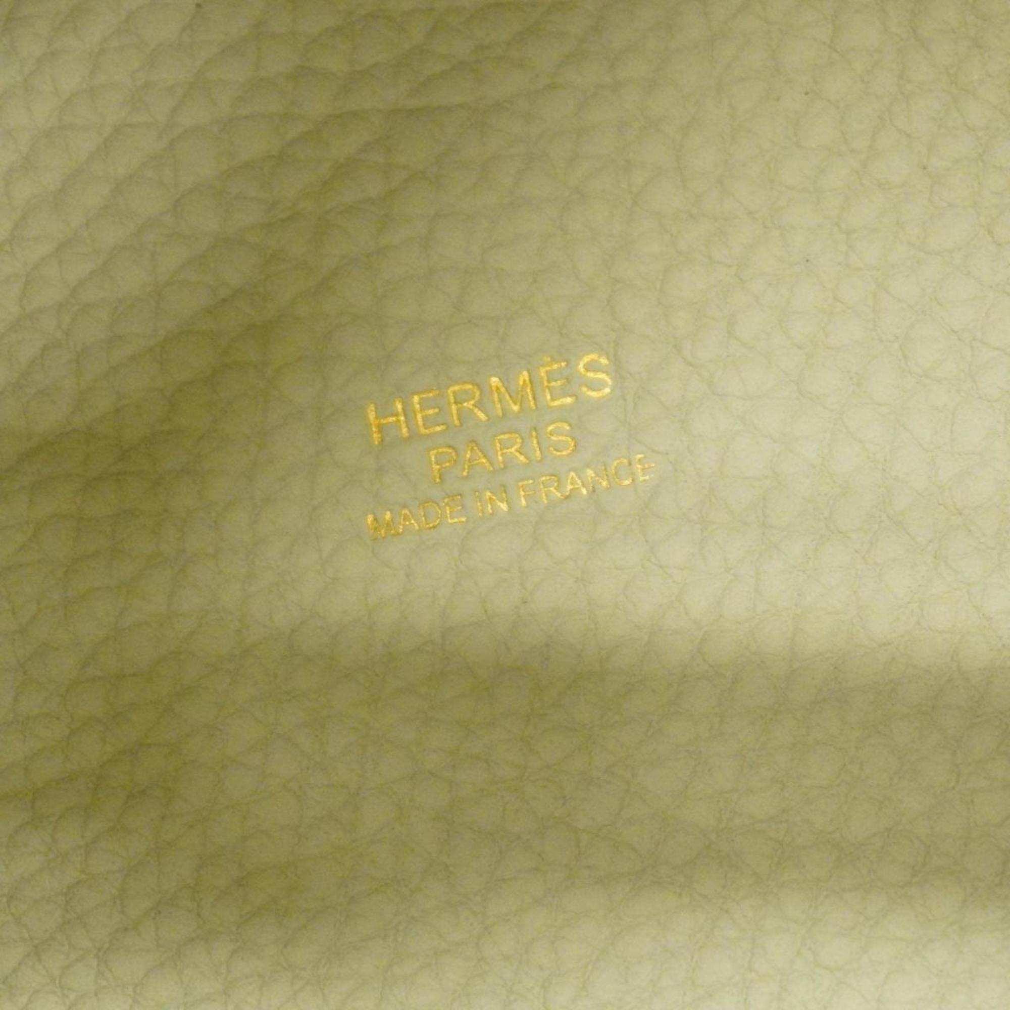 エルメス(Hermes) エルメス ハンドバッグ ピコタンロックPM B刻印 トリヨンクレマンス グリネヴェ   レディース