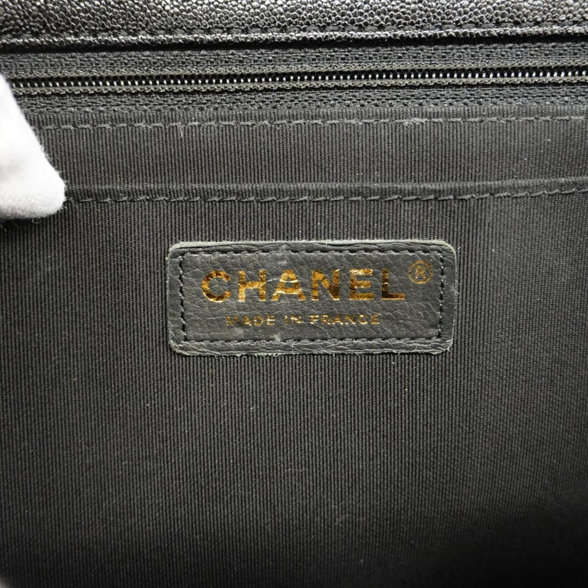 シャネル(Chanel) シャネル ショルダーバッグ マトラッセ キャビアスキン ブラック   レディース