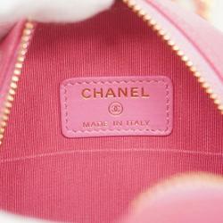シャネル(Chanel) シャネル ショルダーバッグ マトラッセ チェーンショルダー キャビアスキン ピンク   レディース