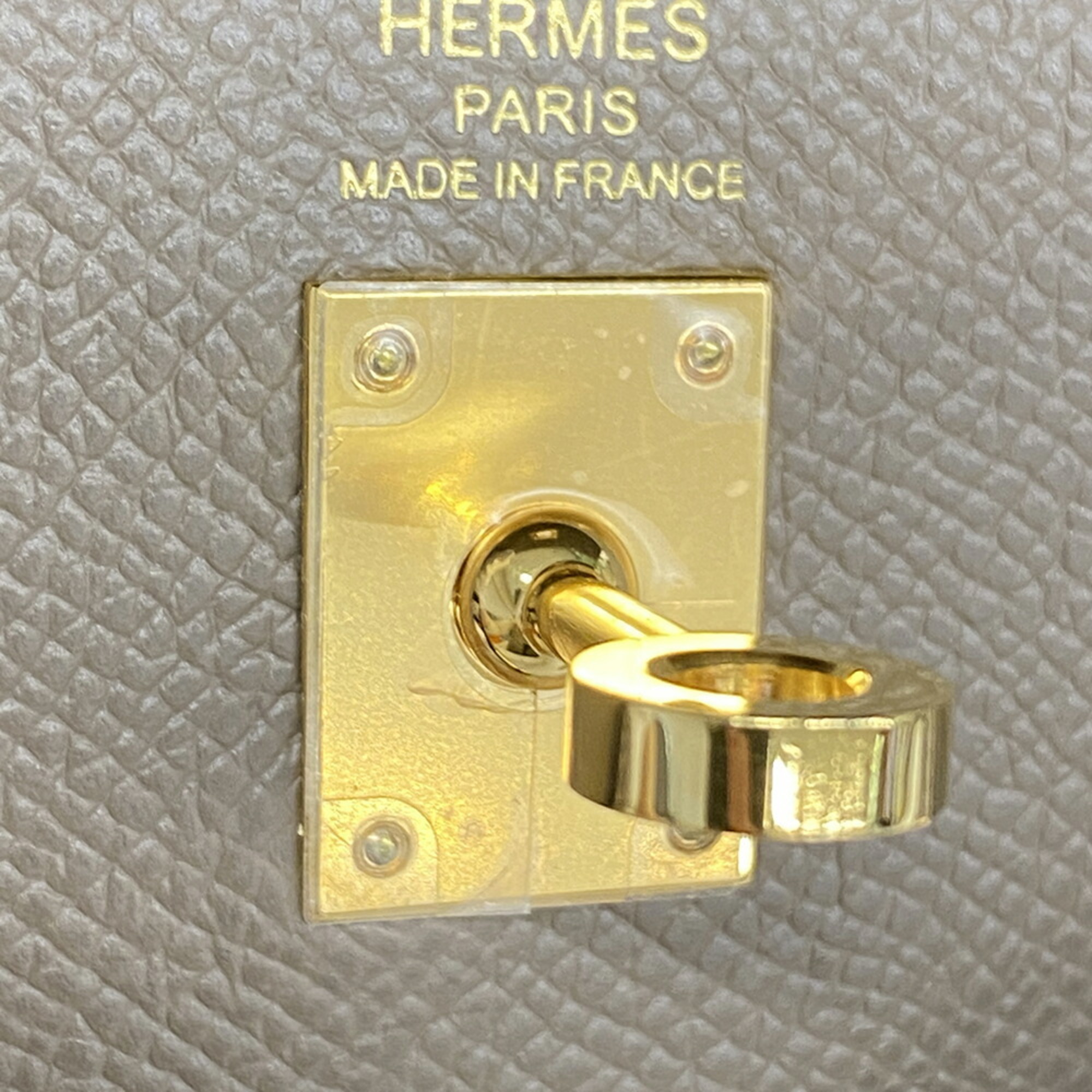 エルメス(Hermes) エルメス ハンドバッグ ケリー25 U刻印 ヴォーエプソン エトゥープ   レディース