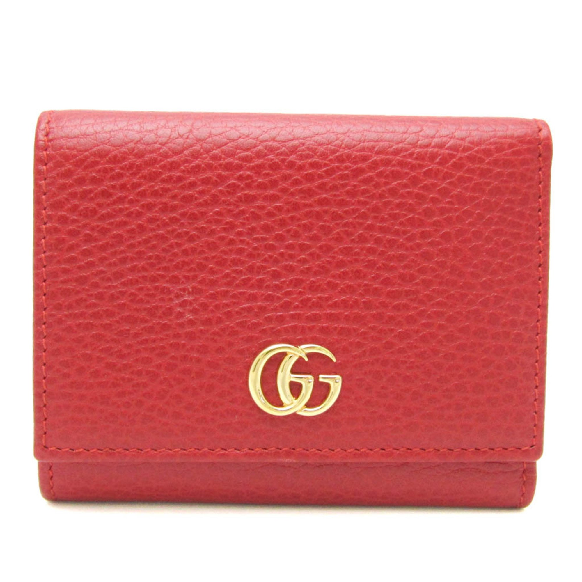 グッチ(Gucci) GGマーモント 474746 レディース レザー 財布（三