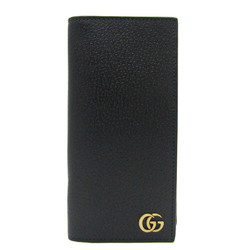 グッチ(Gucci) GGマーモント 428740 レディース,メンズ レザー 長財布（二つ折り） ブラック