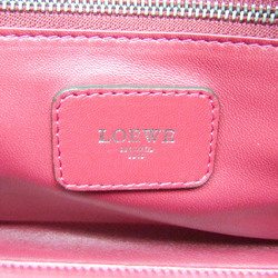 ロエベ(Loewe) アマソナ 28 レディース レザー ハンドバッグ ピンクレッド