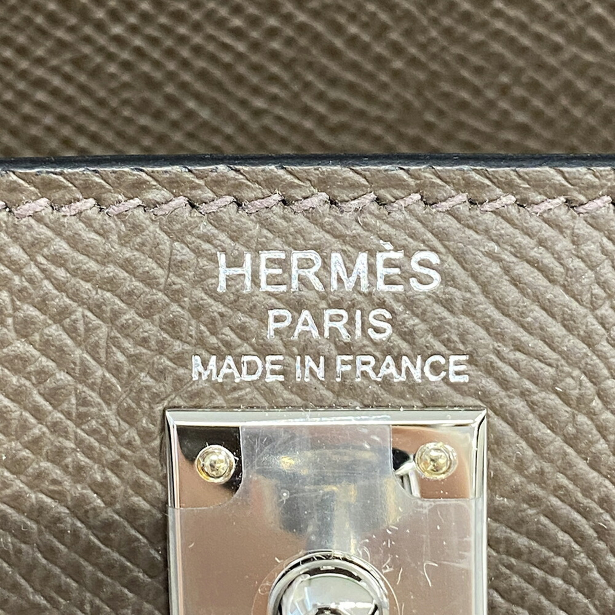 エルメス(Hermes) エルメス ハンドバッグ ケリー25 B刻印 ヴォーエプソン エコルセ   レディース