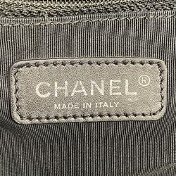 シャネル(Chanel) シャネル トートバッグ アンリミテット ナイロン ブラック シルバー  レディース